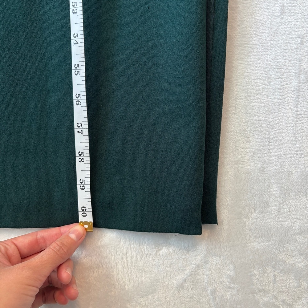 BHLDN green London Crepe Dress 4 - Picture 5 of 15